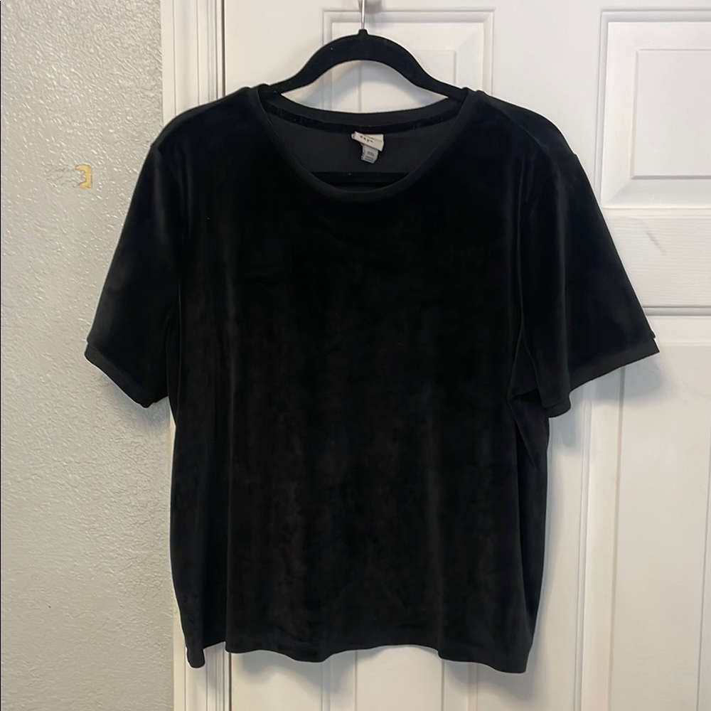 Black Velvet Women's Top